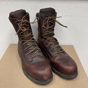 Red Wing 5863 8" Work Boot Soft Toe Elect Hazard Slip Resist Brown Leather 13M